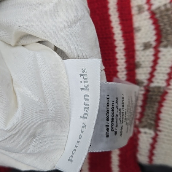 NEW OLIVIER Pottery Barn Christmas Holiday Stocking Wool Blend - Picture 6 of 9